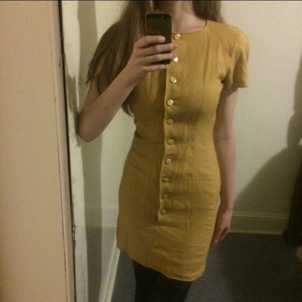 Valentino Mustard dress